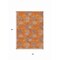 Homeroots 3' X 5' Orange Silver And Peach Polka Dot Washable Indoor Outdoor Area Rug 614683 - alternate 6