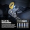 Capri Tools 1/2 in. Drive Torque Adapter Set, 12-Point Box End, 9/16 to 1 in., SAE, 8-Piece with Mechanic's Tray CP31550-8ST - alternate 4