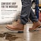 Handpoint Mens 6 in Soft Toe Work Boots-Water Resistant, Slip Resistant, Goodyear Welt Leather, 6.5 ELK84424-EE-6.5 - alternate 5