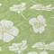 Homeroots 9' X 12' Artichoke Green And Ivory Floral Washable Indoor Outdoor Area Rug 599854 - alternate 5