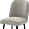 Homeroots Set of Two Gray And Black Upholstered Fabric Dining Side Chairs 564815 - alternate 5