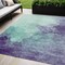Homeroots 5' X 8' Blue And Purple Abstract Washable Indoor Outdoor Area Rug 604834 - alternate 1