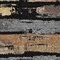 Homeroots 9' X 12' Black Gold And Brown Striped Washable Indoor Outdoor Area Rug 616644 - alternate 4