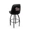 Holland Bar Stool Co Logo Grizzly Pitt 30 in. Swivel Bar Stool with Black Wrinkle Finish L048 - alternate 1