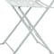 Homeroots Set of Two White Aluminum Outdoor Folding Dining Chairs 606526 - alternate 4