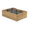 Homeroots 15" Brown And Gray Solid Wood And Metal Box 488024 - alternate 6