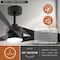 Vaxcel Winnetka, 52 in, Black Ceiling Fan, Black Blades, LED, Remote, DC Motor F0144 - alternate 6