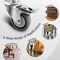 Powertec 3'' Threaded Stem Swivel Caster Wheels w/600 lbs Loads, Dual Locking Industrial Castor Wheels, 16PK 17201-Case4N - alternate 6