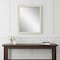 Homeroots 44" White Solid Wood Framed Accent Mirror 632833 - alternate 5