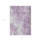 Homeroots 9' X 12' Lavender And Ivory Abstract Washable Indoor Outdoor Area Rug 617786 - alternate 4