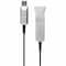 Monoprice SlimRun USB-A to USB-A Female 3.0 Extension Cable - Fiber Optic_ Black 16377 - alternate 1