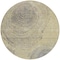 Homeroots 8' Beige Taupe And Gray Round Abstract Washable Indoor Outdoor Area Rug 582790 - alternate 5