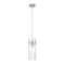 Z-Lite Fontaine 1 Light Pendant, Brushed Nickel/Clear Water, 5.75 In W x 15 In H 7002P5-ROD-BN - alternate 3
