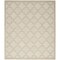 Homeroots 8' X 10' Cream And Beige Trellis Indoor Outdoor Area Rug 551117 - alternate 1