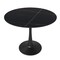Leisuremod Bristol Modern Round Dining Table - MDF Wood Top with Powder Coated Steel Base BTBL-31BLS - alternate 1