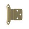 Amerock 3/8in 10mm Inset Self Closing Face Mount Golden Champagne Cabinet Hinge, 1 Pair BPR7928BBZ - alternate 1