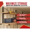 Mytee Products 2 Tier Shipping Container Shelving Bracket w/Hooks -19-3/4 inx34 in, 550lbs WLL, 4PK CNT-SHELF2x4 - alternate 4