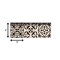 Homeroots 8" X 8" Cream And Black Mosaic Peel And Stick Removable Tiles 390777 - alternate 3