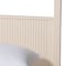 Baxton Studio Primrose Mid-Century Ivory Fluted Wood King Size Canopy Bed 249-13821-ZORO - alternate 5