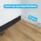 Wrightmaster 0.08 in. x 3.94 in. x 20 ft. Finished Self-Adhesive Vinyl Baseboard Flexible Moulding Trim ZR-17942BK01 - alternate 6