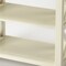 Homeroots 25" White Wood Two Tier Bookcase 389563 - alternate 2