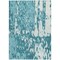 Homeroots 5' X 8' Teal Blue And Ivory Abstract Washable Indoor Outdoor Area Rug 613375 - alternate 6