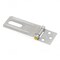 Prime-Line Door and Gate, Safety Hasp Hinge Latch, Fixed Staple 3-1/4 inch, Screws, Galvanized, Solid Brass Pin U 117113 - alternate 3