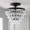 Jonathan Y Toronto 13" Metal/Crystal LED Flush Mount, Oil Rubbed Bronze JYL9029A - alternate 7