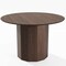 Homeroots 46" Brown Wood Pedestal Base Round Top Dining Table 720950 - alternate 1