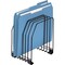 Fellowes File Holder, Black, Steel, 7 3/8 in W, 5 7/8 in L, 8 1/4 in H, 7 Number of Compartments 68112 - alternate 1