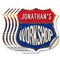 Signmission Jonathan's Workshop, 6 inch X 6 inch, Vinyl Decal, 5PK SHI-D-5PACK-6-489-JONATHAN - alternate 1