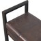 Homeroots 43in Brown Solid Wood Storage Bench With Cabinet 718238 - alternate 4