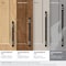 Amerock London 10-1/16 in 256 mm Center-to-Center Black Bronze/Satin Nickel Cabinet Pull BP36664BBRG10 - alternate 4
