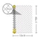 Yardgard YardGard 48 in. H X 120 in. W X 10 ft. L 11.5 Ga. Galvanized Silver Metal Chain Link Fabric Repair R 664507 - alternate 4