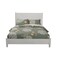 Homeroots Gray Solid Wood Queen Bed Frame 524818 - alternate 5