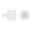 Tekton 3/4 Inch Drive F x 1/2 Inch M Impact Reducer Pin Detent SIA33512 - alternate 2