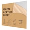Falken Design Matte Clear Acrylic Sheet 24in x 36in x 1/4in - Non-Glossy, Scratch-Resistant, Durable AC-Matte Clear-1/4-2436 - alternate 1