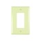 Pass & Seymour Wall Plate, Junior Jumbo, 1-Gang Decorator, Ivory Nylon TPJ26I - alternate 2