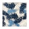 World Rug Gallery Vicenza Tropical Floral Indoor/Outdoor Area Rug 6 ft 6 in x 6 ft 6 in Square Navy 8011NAVY6SQ - alternate 2