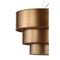 Jonathan Y Lynn 21" 3-Tier Metal LED Pendant, Gold JYL9036A - alternate 4