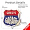 Signmission Greg's Garage, 18 inch X 18 inch, Vinyl Decal, 2PK SHI-D-2PACK-18-383-GREG - alternate 3