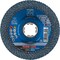 Pferd 5'' X-LOCK POLIFAN Flap Disc - Z SGP CURVE STEELOX, Zirconia, 40 Grit, Medium Radius 67798 - alternate 3