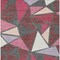 Homeroots 3' X 5' Burgundy Pink And Charcoal Geometric Washable Indoor Outdoor Area Rug 600354 - alternate 6