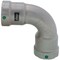 Viega MegaPress 90 elbow P1 1.5 P2 1.5 carbon steel zinc-nickel coating 25220 - alternate 2