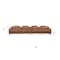 Homeroots 169" Chestnut Italian Leather Reclining USB Sofa 632890 - alternate 4