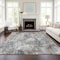 Homeroots 3' X 5' Taupe Gray And Copper Abstract Washable Indoor Outdoor Area Rug 583178 - alternate 6
