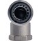 Quickfitting 1/2'' Push-to-Connect x 1/2'' FNPT Stainless Steel 90-Degree Elbow SS813FR - alternate 4