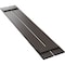 Ekena Millwork True Fit PVC Two Board Spaced Board-n-Batten Shutters, Raisin Brown, 11 1/4W x 44H, PR TFP101SBF11X044TB - alternate 6