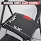 Wrightmaster 4.2 ft. Metal Folding Step Ladder, 9 ft. Reach, with Tool Holder, 800 lbs. Load Capacity ZOR-WK29-4-DF - alternate 5