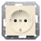 Siemens DELTA i-system electrical white SCHUKO socket outlet 10/16 A 250 V With screwless 5UB1551 - alternate 1
